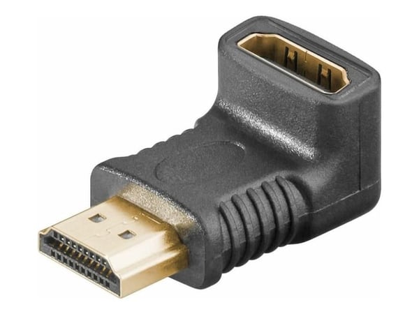 MicroConnect - HDMI-sovitin - HDMI (hun) vinklet til HDMI (han)