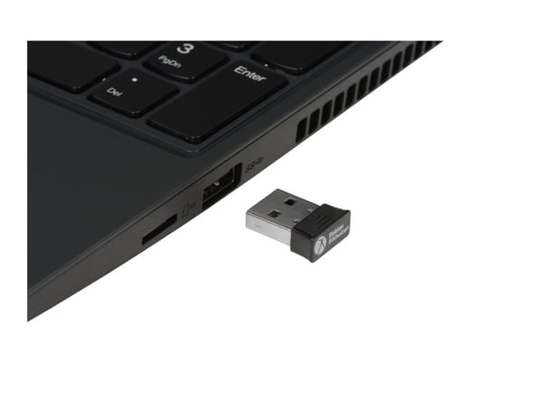 Bakker Elkhuizen PRF - Vertikal mus - ergonomisk - høyrehendt - 6 knapper - trådløs - 2.4 GHz - USB trådløs mottaker - svart, mørk grå - kartongboks