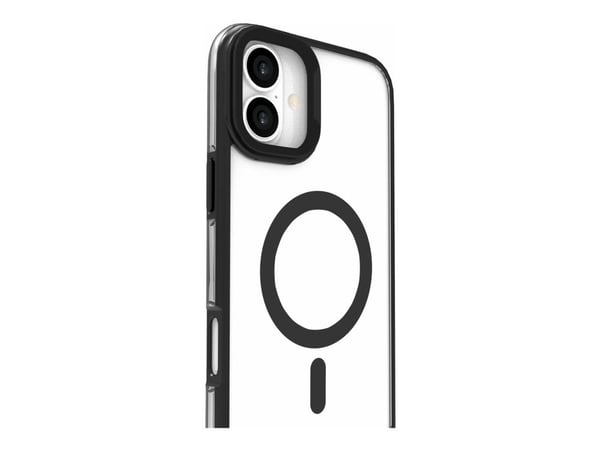 eSTUFF ES67141100, Suojus, Apple, iPhone 16, 15,5 cm (6.1"), Läpinäkyvä, musta