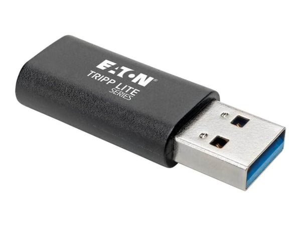 Tripp Lite USB-C to USB-A Adapter (F/M), USB 3.2 Gen 2 (10 Gbps) - USB-sovitin - 24-nastainen USB-C (hun) til USB Type A (han) - USB 3.2 Gen 2 / Th...