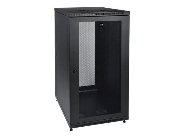 Eaton Tripp Lite Series 24U Rack Enclosure Server Cabinet 33" Deep w/ Doors & Sides - Rack skap - svart - 24U - 19"