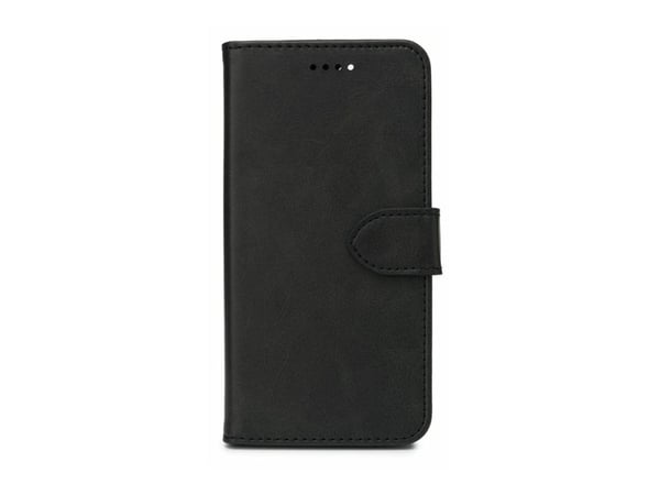 eSTUFF WALES Wallet Cover iPhone 12, Lompakkokotelo, Apple, iPhone 12, Musta