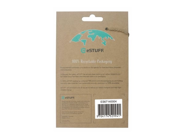 eSTUFF - Baksidedeksel for mobiltelefon - MagSafe-samsvar - termoplast-polyuretan (TPU) - blank - for Apple iPhone 13 Pro Max