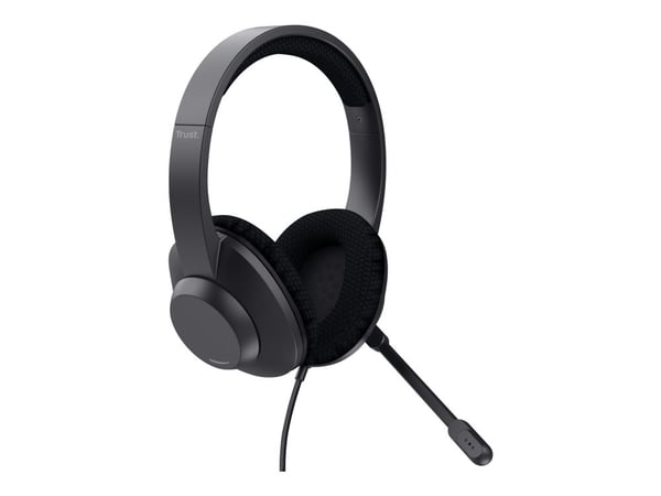 Trust Ayda Max - Headset - på örat - kabelansluten - USB-C