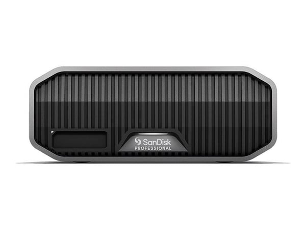 SanDisk Professional G-DRIVE PROJECT - Harddiskarray - 26 TB - 1 brønner - HDD 26 TB x 1 - Thunderbolt 3, USB-C 3.2 Gen 2 (ekstern)