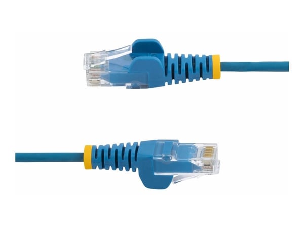 Startech 5m Blue Slim CAT6 Ethernet Cable, Snagless, 28AWG, LSZH - Koblingskabel - RJ-45 (hann) til RJ-45 (hann) - 5 m - 3.6 mm - UTP - CAT 5/5e/6 ...