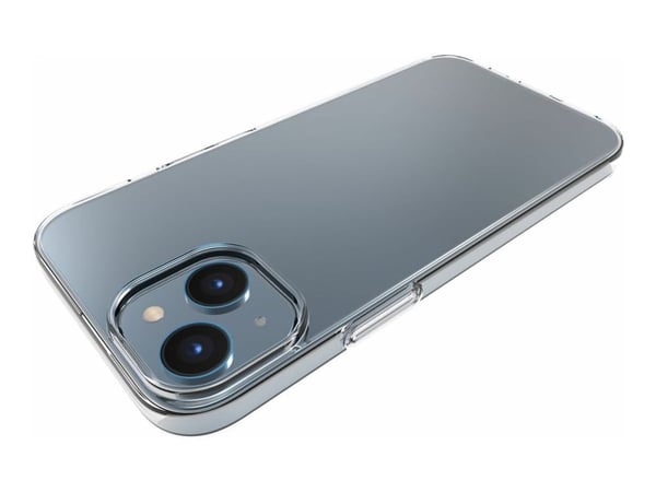 eSTUFF ES67100021-BULK, Suojus, Apple, iPhone 14, 15,5 cm (6.1"), Läpinäkyvä