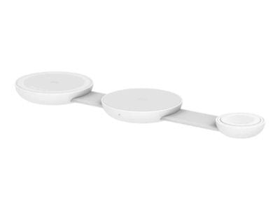 Anker MagGo - Trådløs ladepute - 3-i-1 - 15 watt - hvit