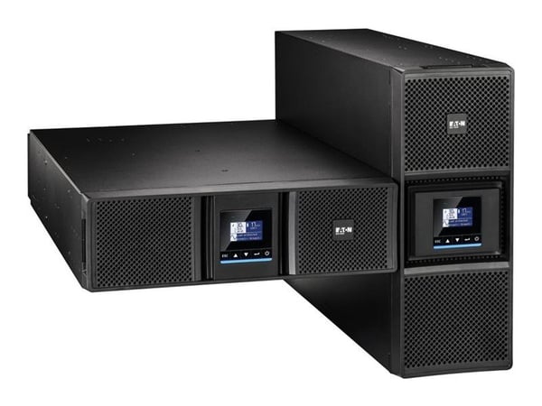 Eaton 9SX 6000i RT3U G2, C13 liitin, C19 liitin, Hardwire, Sealed Lead Acid (VRLA), Telineasennettava/Torni, musta, 3U, CE, Sähkömagneettinen yhtee...