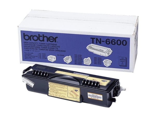 Brother TN-6600 - lajittele - alkuperäinen - tonerpatron - Brother HL-1030, 1230, 1240, 1250, 1270, 1430, 1440, 1450, 1470, P2500, MFC-8300, 9600, ...