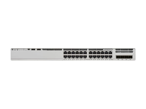 Cisco Catalyst 9200L - Network Essentials - switch - L3 - 24 x 10/100/1000 + 4 x Gigabit SFP (opplink) - rackmonterbar