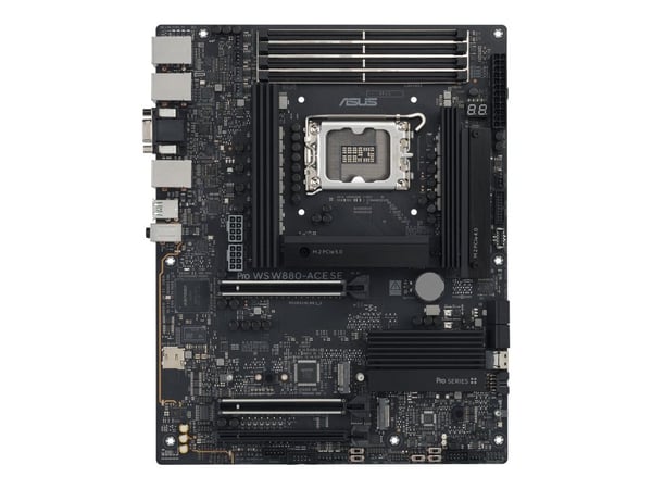 ASUS Pro WS W880-ACE SE - Hovedkort - ATX - LGA1851-sokkel - W880 Chipset - USB4, USB 3.2 Gen 2x2, USB 3.2 Gen 2, USB 3.2 Gen 1 - 2 x 2.5 Gigabit L...
