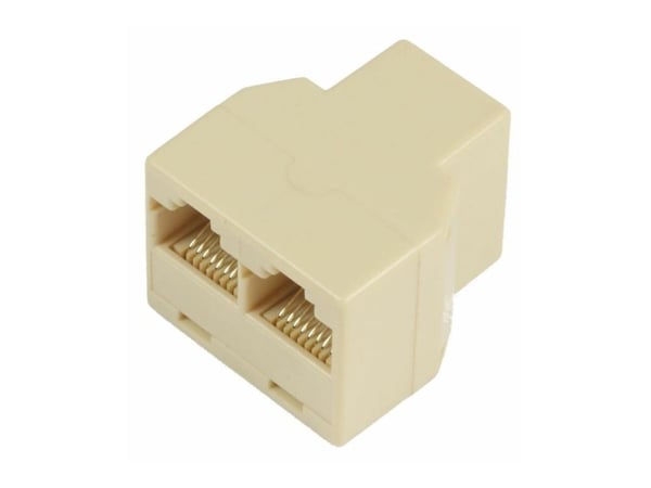 MicroConnect Y-ADAPTER - Verkonjakaja - RJ-45 (naaras) RJ-45 (naaras) - RJ-45 (naaras)