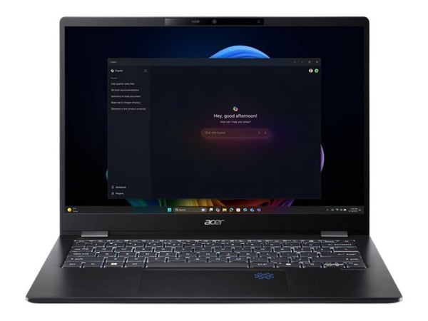 Acer TravelMate P6 14 AI TMP614-54-TCO - Copilot+ PC - 180-graders hengseldesign - Intel Core Ultra 7 - 258V / inntil 4.8 GHz - Evo - Win 11 Pro - ...