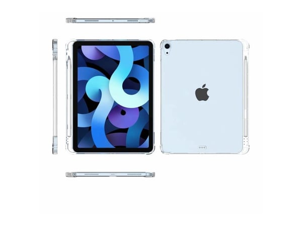 eSTUFF - Beskyttelsesboks for nettbrett - soft, shockproof, 10.9 - termoplast-polyuretan (TPU) - blank - for Apple 10.9-inch iPad Air (4. generasjo...