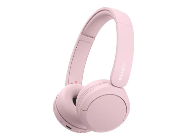 Sony WH-CH520 - Hörlurar med mikrofon - på örat - Bluetooth - trådlös - rosa