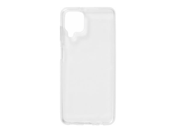 eSTUFF Soft Case - bakdeksel for mobiltelefon - UV-belagt termoplastisk polyuretan - gjennomsiktig - for Samsung Galaxy A12