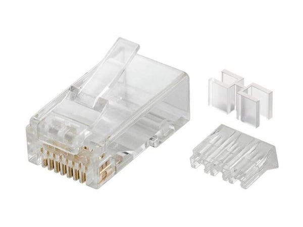 Microconnect KON511-10, RJ45, Läpinäkyvä, Cat6a, 10 g, 10 kpl, 127 mm