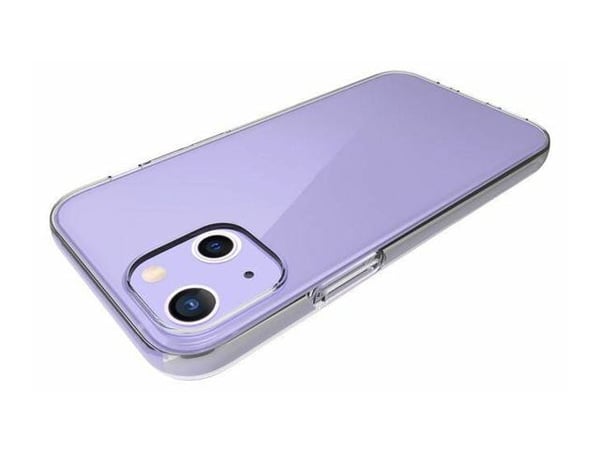 eSTUFF Clear soft Case for iPhone 13 mini, Suojus, Apple, iPhone 13 mini, 13,7 cm (5.4"), Läpinäkyvä