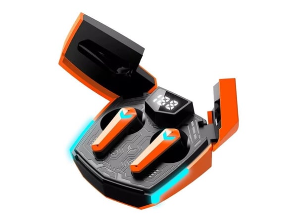 Canyon DoubleBee GTWS-2 - True wireless-hodetelefoner med mikrofon - i øret - Bluetooth - oransje