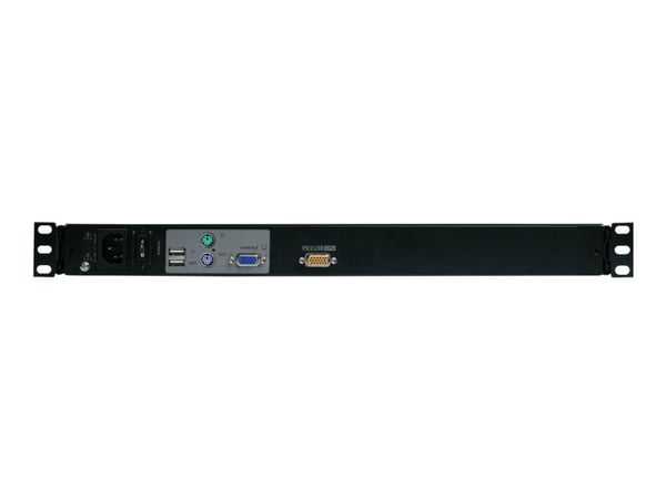 IOGEAR GCL1800 17" LCD-konsoli - KVM-konsoli - PS/2, USB - 17" - rackversio - 1280 x 1024 - VGA - 1U - TAA-yhteensopiva