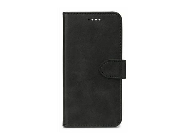 eSTUFF WALES - Lommebok for mobiltelefon - polyuretan (PU) - svart - for Apple iPhone 14 Pro
