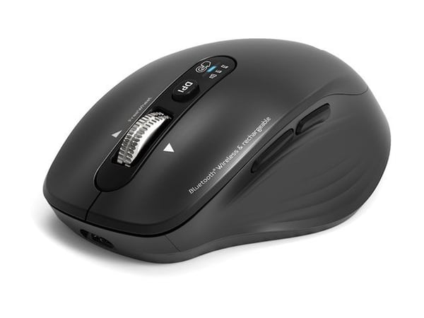 Port Designs 910202, Oikeakätinen, Optinen, RF Wireless + Bluetooth, 3200 DPI, musta