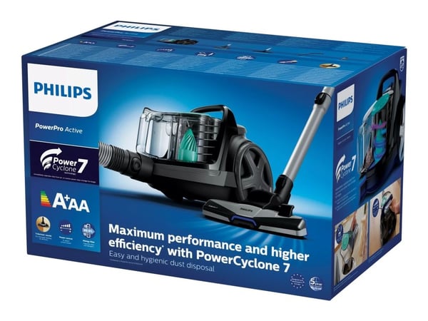 Philips 5000 Series FC9550 - Støvsuger - kanister - uten pose - 900 W - mørkesvart