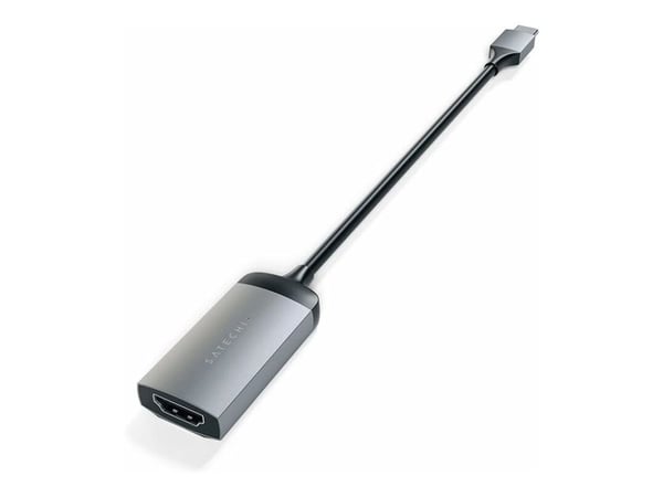 Satechi ST-TC4KHAM - Videoadapteri - USB-C han til HDMI hun - 20,3 cm - avaruusharmaa - 4K-tuki