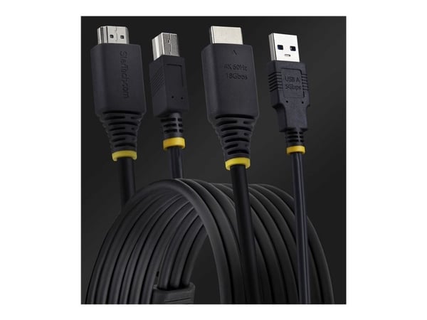 StarTech.com HU1226-KVM-CABLE, 1,8 m, USB, USB, HDMI, musta, HDMI + USB 3.2 Gen 1 Type-A