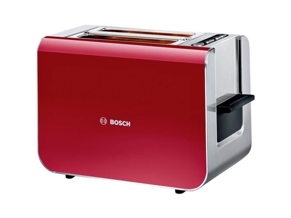 Bosch Compact Styline, röd brödrost Röd