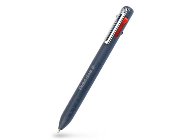 Kuulakärkikynä Pentel BXC470DC IZEE musta/punainen/vihreä/sininen 1mm metallipidikkeellä - (12 kpl)