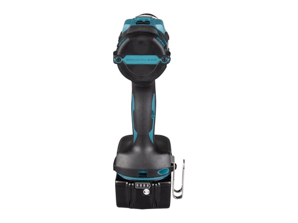 Makita DDF489RTJ, Elektrisk skrutrekker, Pistolhåndtak, 1/2", Sort, Blå, Stål, Deep discharge, Børsteløs