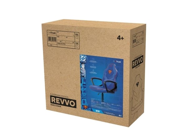 Trust GXT 703SM Revvo Superman Kids - Spillestol - armlener - ringformet - blå