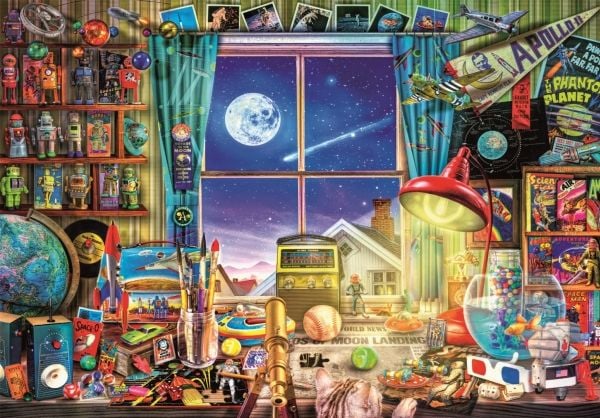 Clementoni Puzzle Compact To the Moon 500 brikker (35590)