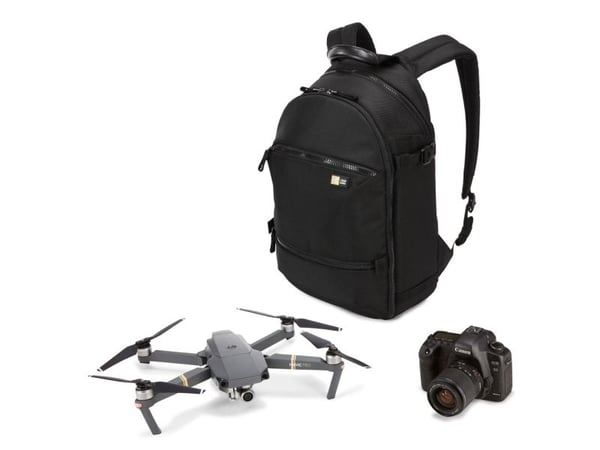 Case Logic Bryker BRBP-104 Black, Laptop-ryggsekk, Universell, DSLR, DJI Mavic Pro, DJI Mavic Spark, Yuneec breeze, Skulderrem, Svart