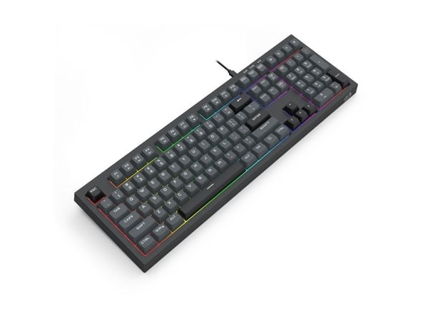 REDRAGON K518-RGB-GB Crux, Koblet med ledninger (ikke trådløs), USB, Membrannøkkelbryter, Sort