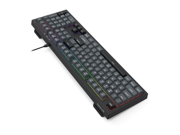 REDRAGON K518-RGB-GB Crux, Koblet med ledninger (ikke trådløs), USB, Membrannøkkelbryter, Sort