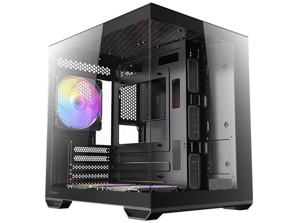 Antec 0-761345-10217-9, Mini Tower, PC, Sort, ITX, Micro ATX, 1x 120 mm, 2x 120 mm