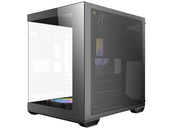 Antec 0-761345-10217-9, Mini Tower, PC, Sort, ITX, Micro ATX, 1x 120 mm, 2x 120 mm