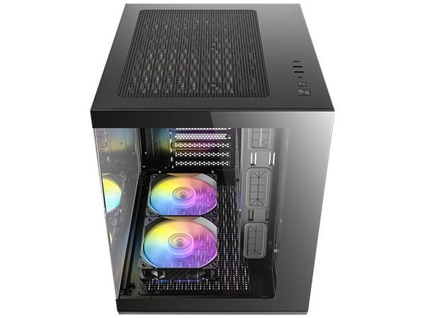 Antec 0-761345-10217-9, Mini Tower, PC, Sort, ITX, Micro ATX, 1x 120 mm, 2x 120 mm