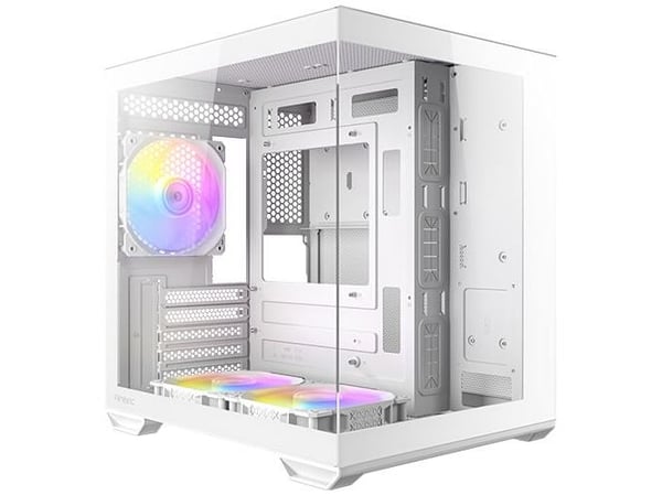 Antec 0-761345-10218-6, Mini Tower, PC, Hvit, ITX, Micro ATX, 1x 120 mm, 2x 120 mm