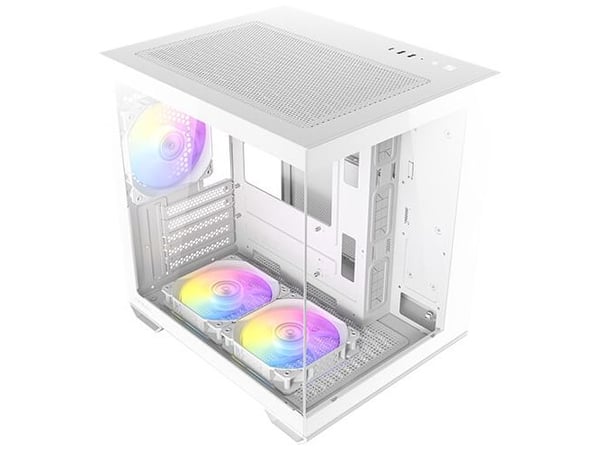 Antec 0-761345-10218-6, Mini Tower, PC, Hvit, ITX, Micro ATX, 1x 120 mm, 2x 120 mm