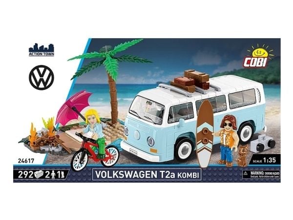 COBI Volkswagen T2a Kombi, Byggesett, 7 år, 292 stykker