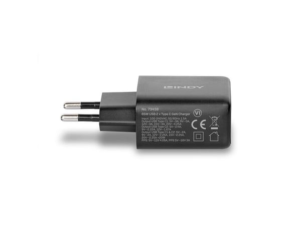 Lindy 73438, Sisätila, AC, 20 V, musta