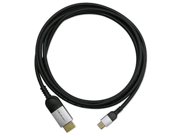 Qoltec kabeladapter USB-C til HDMI høyhastighets 4K | 60Hz | 32AWG| 2 år