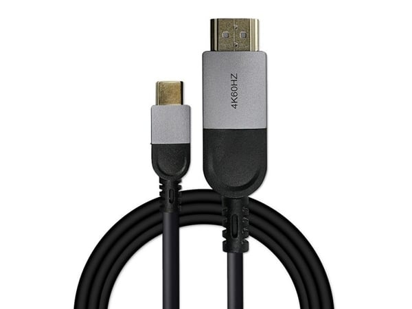 Qoltec kabeladapter USB-C til HDMI høyhastighets 4K | 60Hz | 32AWG| 2 år