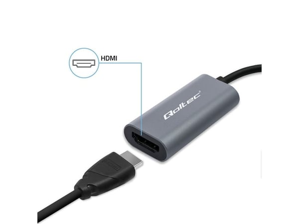 Adapter aluminium USB-C til HDMI 4K | 60Hz | 32AWG