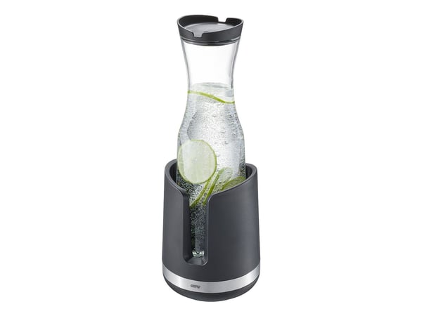 GEFU SMARTLINE, Karaffel, 1 l, Gjennomsiktig, Borosilikatglass, Plast, Silikon, Plast, 313 mm
