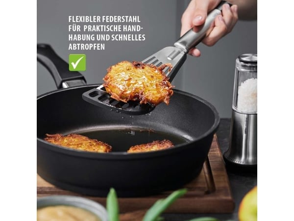 GEFU PRIMELINE, Stekespade, Sort, Rustfritt stål, Plast, Silikon, Rustfritt stål, Plast, Rustfritt stål, Sort, Rustfritt stål, 250 °C